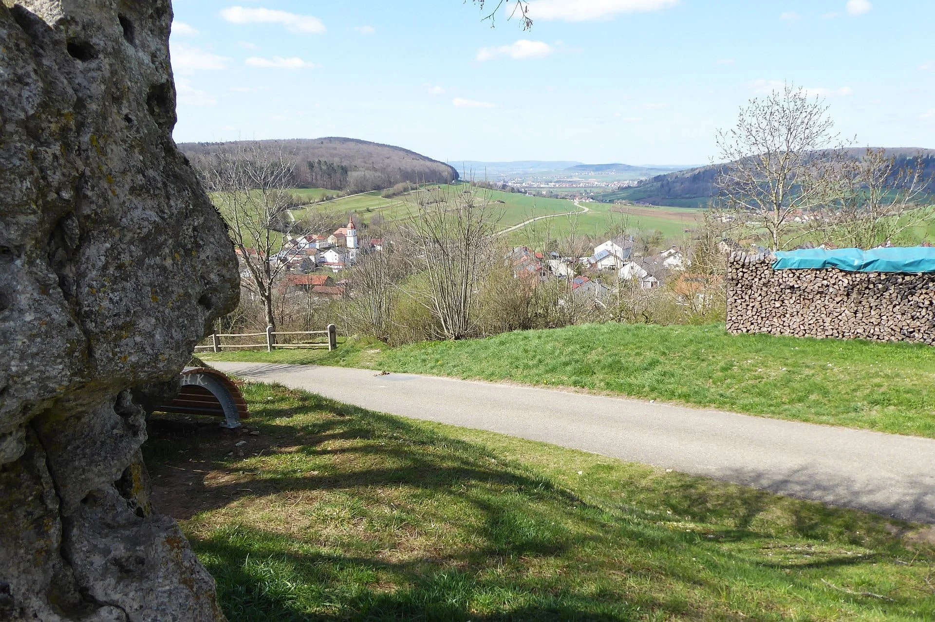 Blick nach Oberhochstadt | © DAV Augsburg Senioren