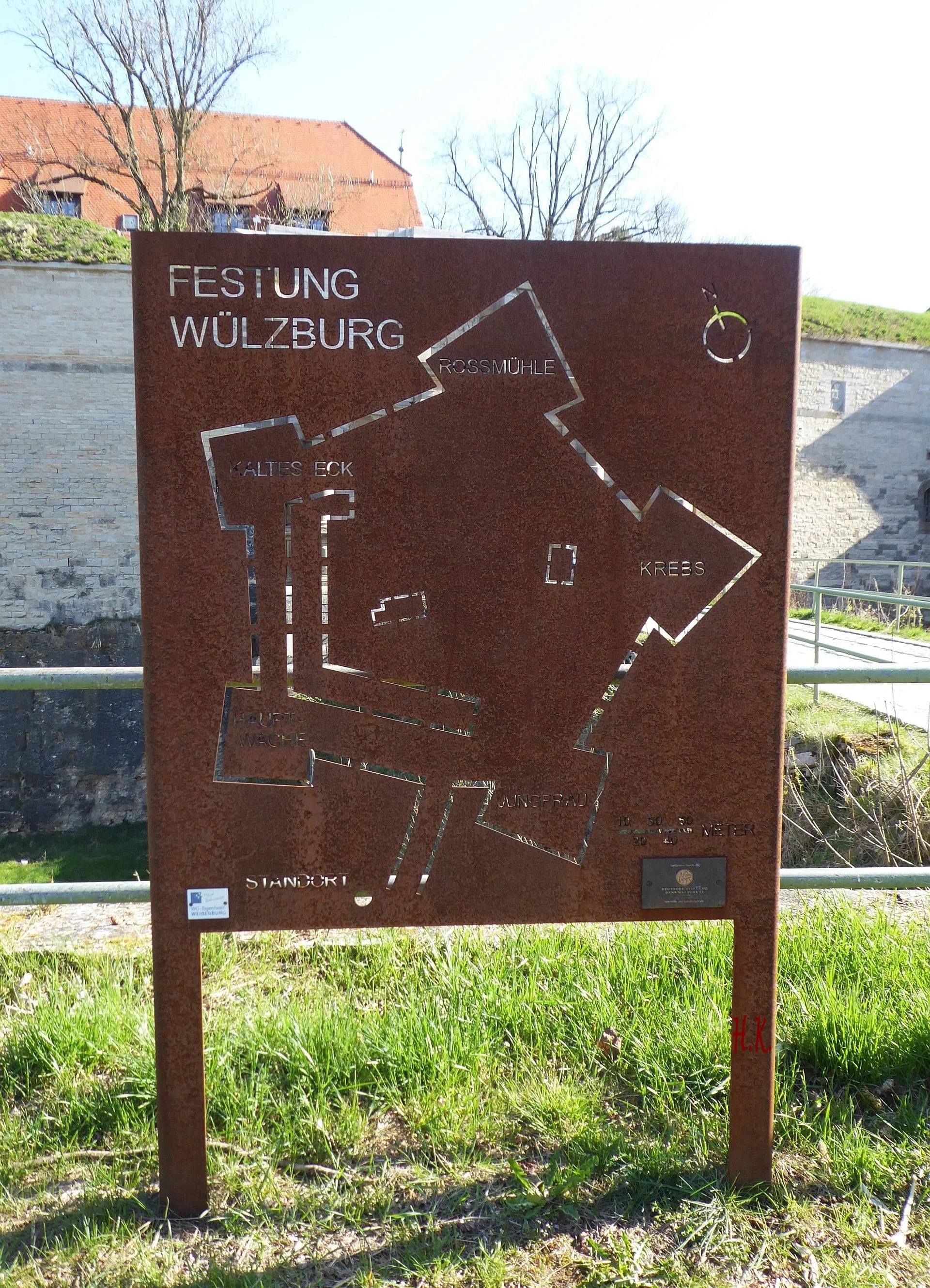 Grundriss der Festung | © DAV Augsburg Senioren