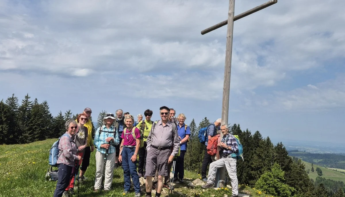 Am Vorgipfel der Salmaser Höhe, Blick nach Nordwesten | © DAV Augsburg Senioren