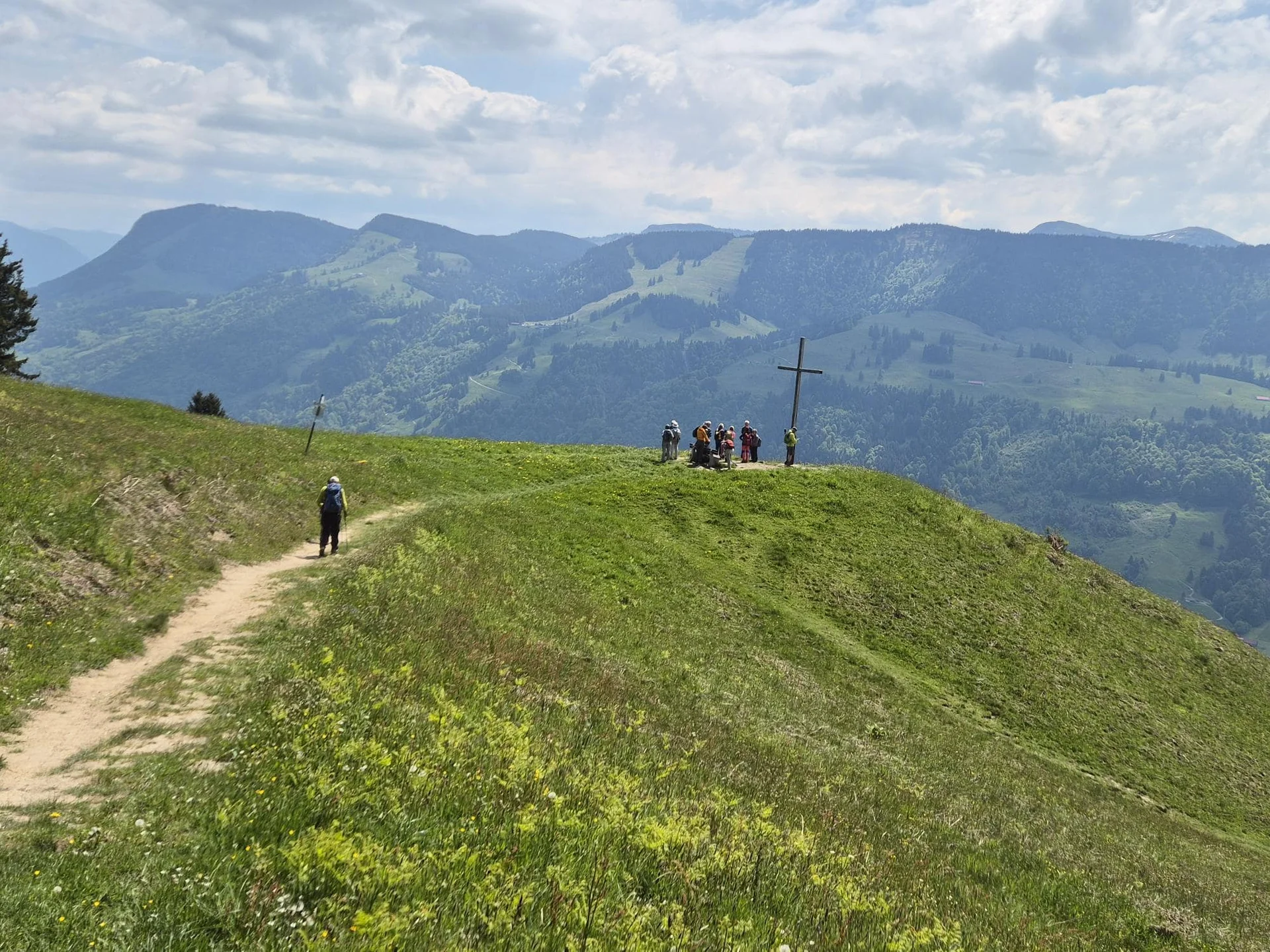 Von der Salmaser zur Thaler Höhe - am Aussichtspunkt Ochsenschache | © DAV Augsburg Senioren