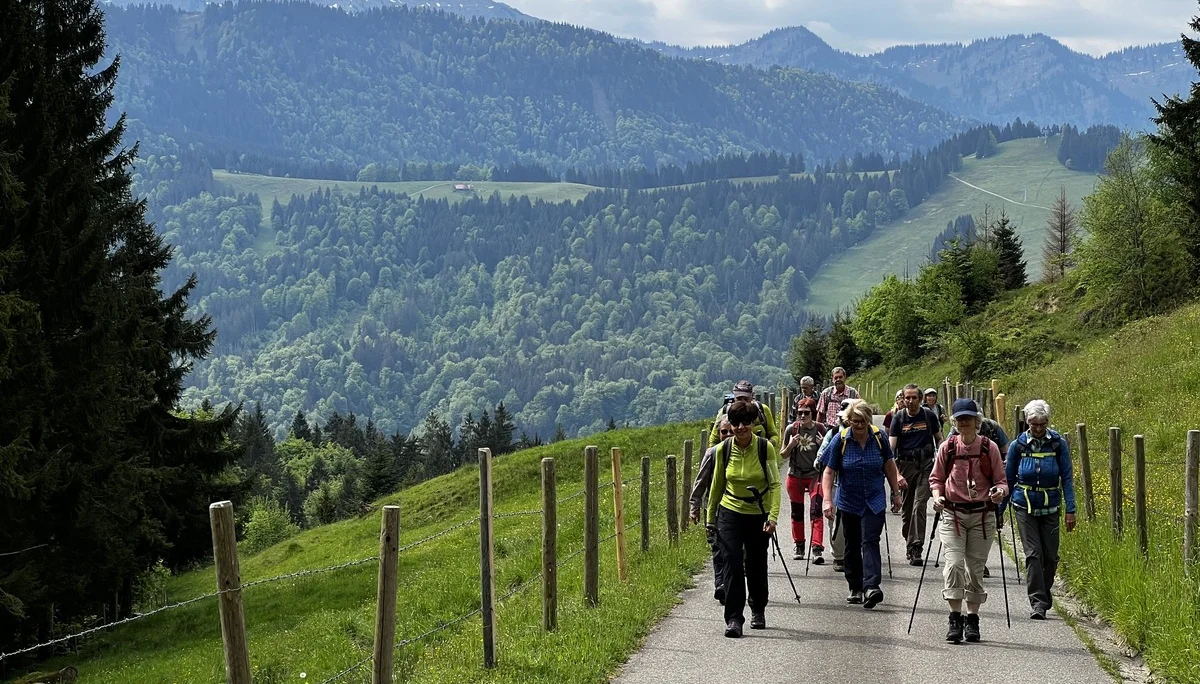  Aufstieg von Wengen zur Salamser Höhe - nach der Neuschwendle Alpe | © DAV Augsburg Senioren
