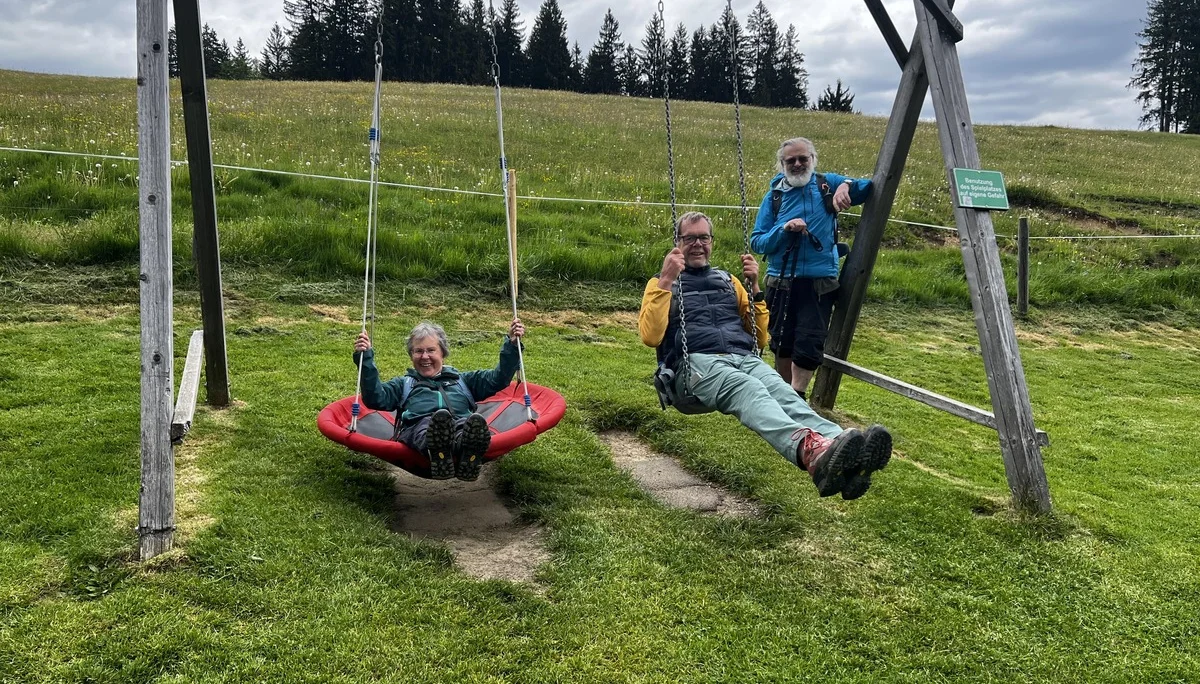Schaukeln an der Siedelalpe | © DAV Augsburg Senioren