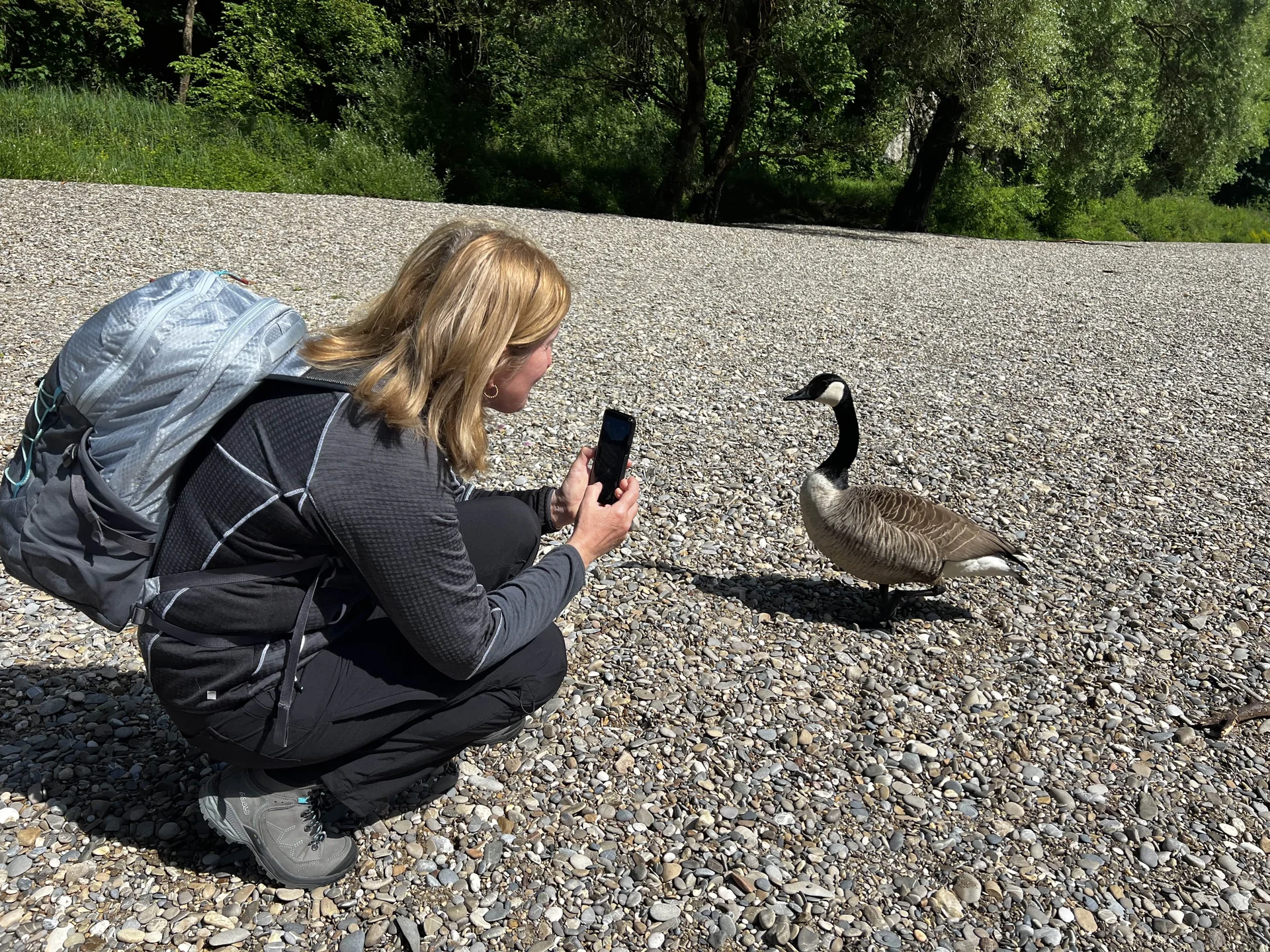 Auf der Kiesbank vor der Langen Wand | © DAV Augsburg Senioren