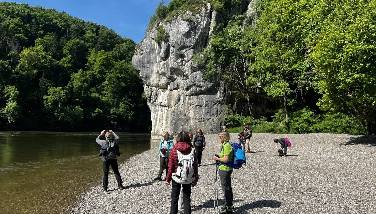 Auf der Kiesbank vor der Langen Wand | © DAV Augsburg Senioren