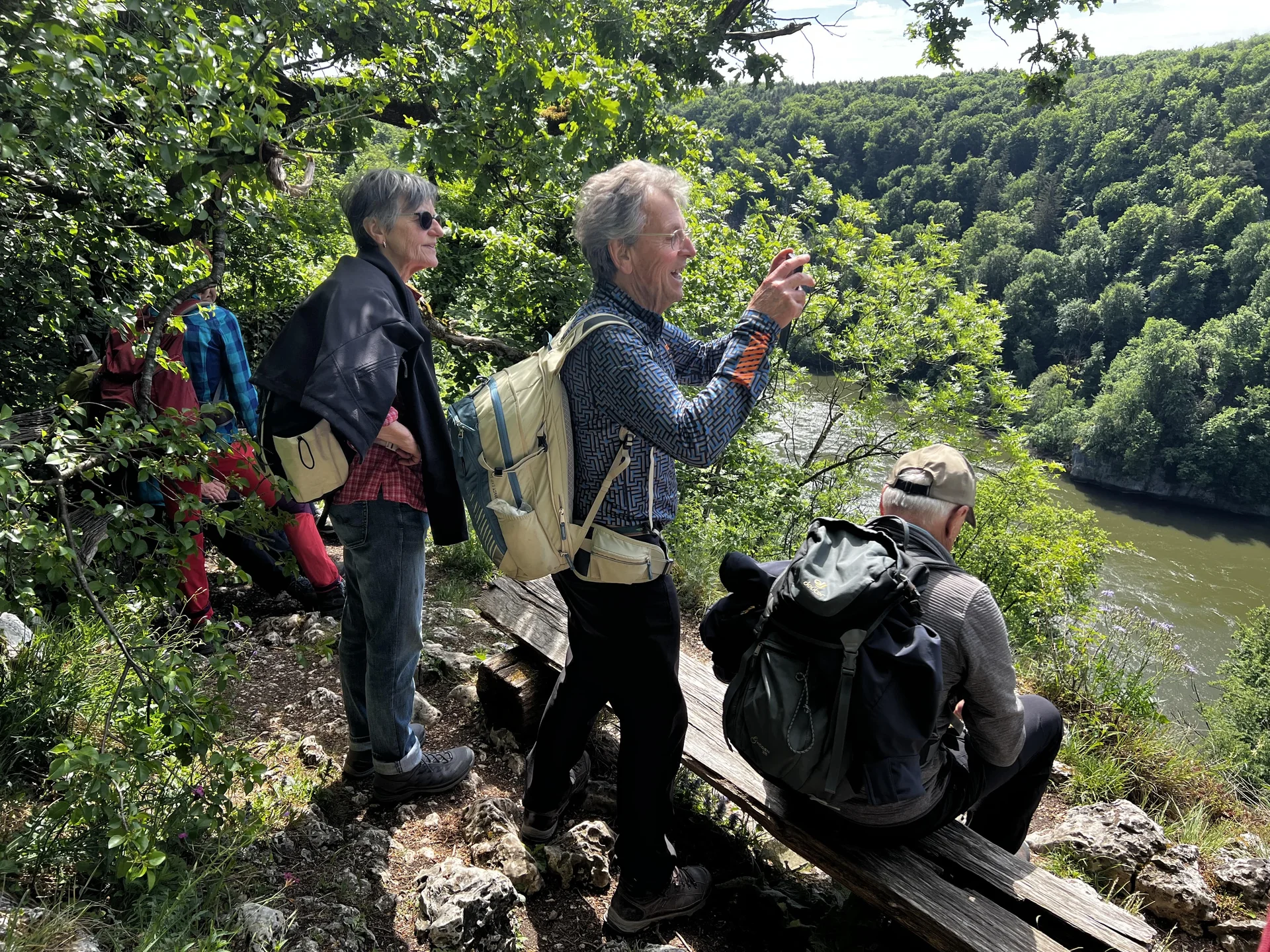 Blick vom Jurasteig auf die Donau | © DAV Augsburg Senioren