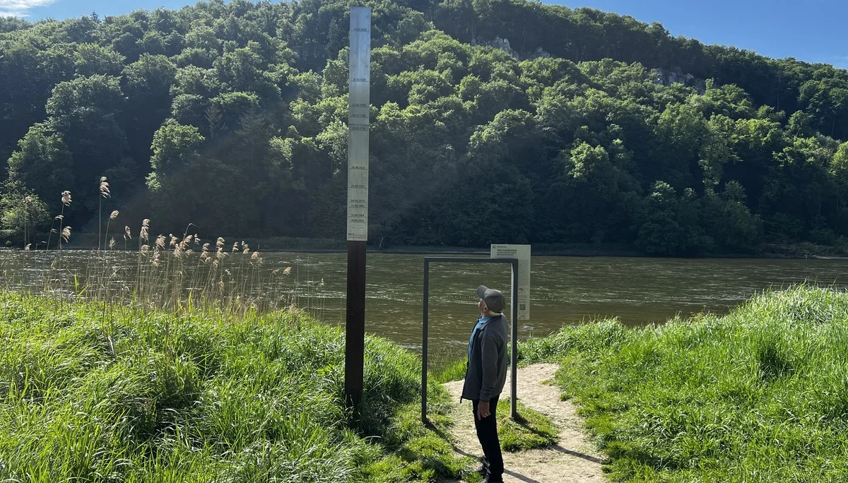 Hochwasserstandanzeiger bei Wipfelsfurt | © DAV Augsburg Senioren