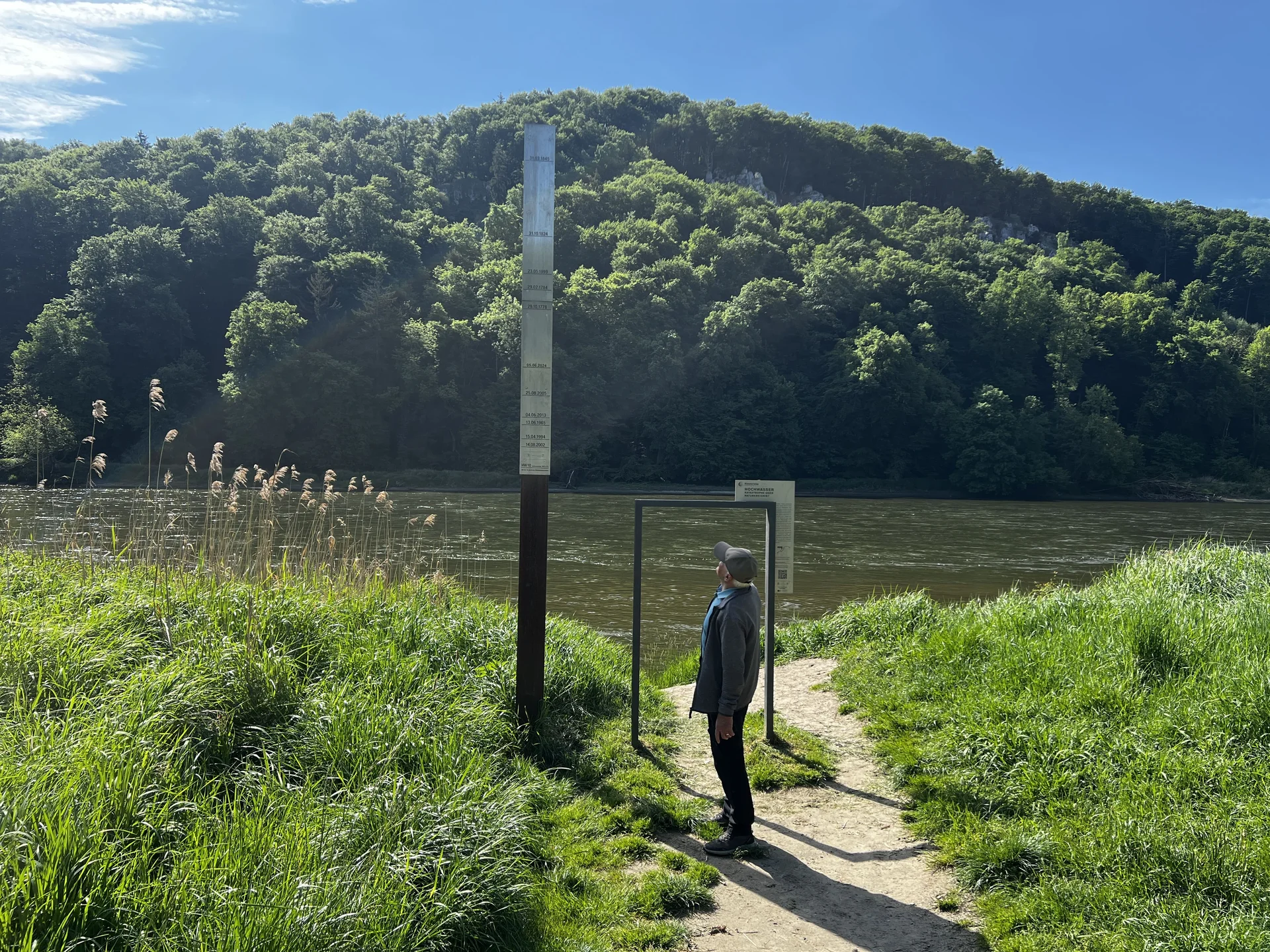 Hochwasserstandanzeiger bei Wipfelsfurt | © DAV Augsburg Senioren