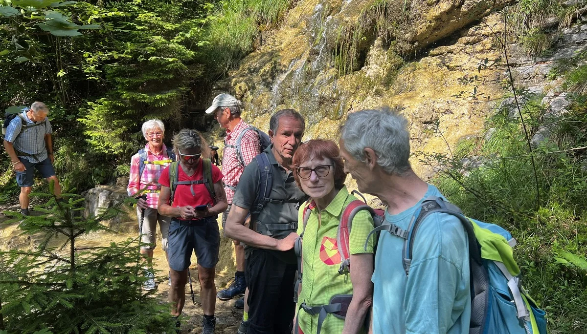 Farchant - Kalksinter-Formation oberhalb des Spielplatzes am Spielleitenweg | © DAV Augsburg Senioren