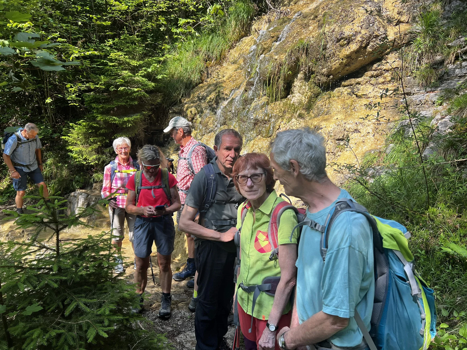 Farchant - Kalksinter-Formation oberhalb des Spielplatzes am Spielleitenweg | © DAV Augsburg Senioren