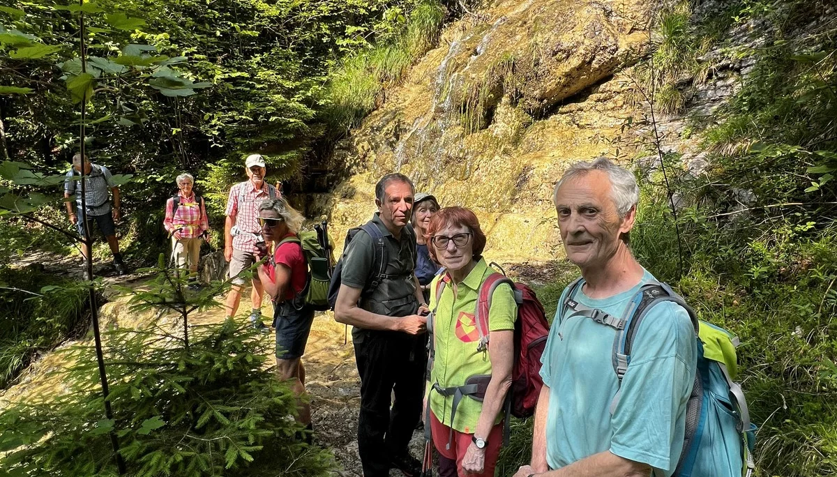 Farchant - Kalksinter-Formation oberhalb des Spielplatzes am Spielleitenweg | © DAV Augsburg Senioren