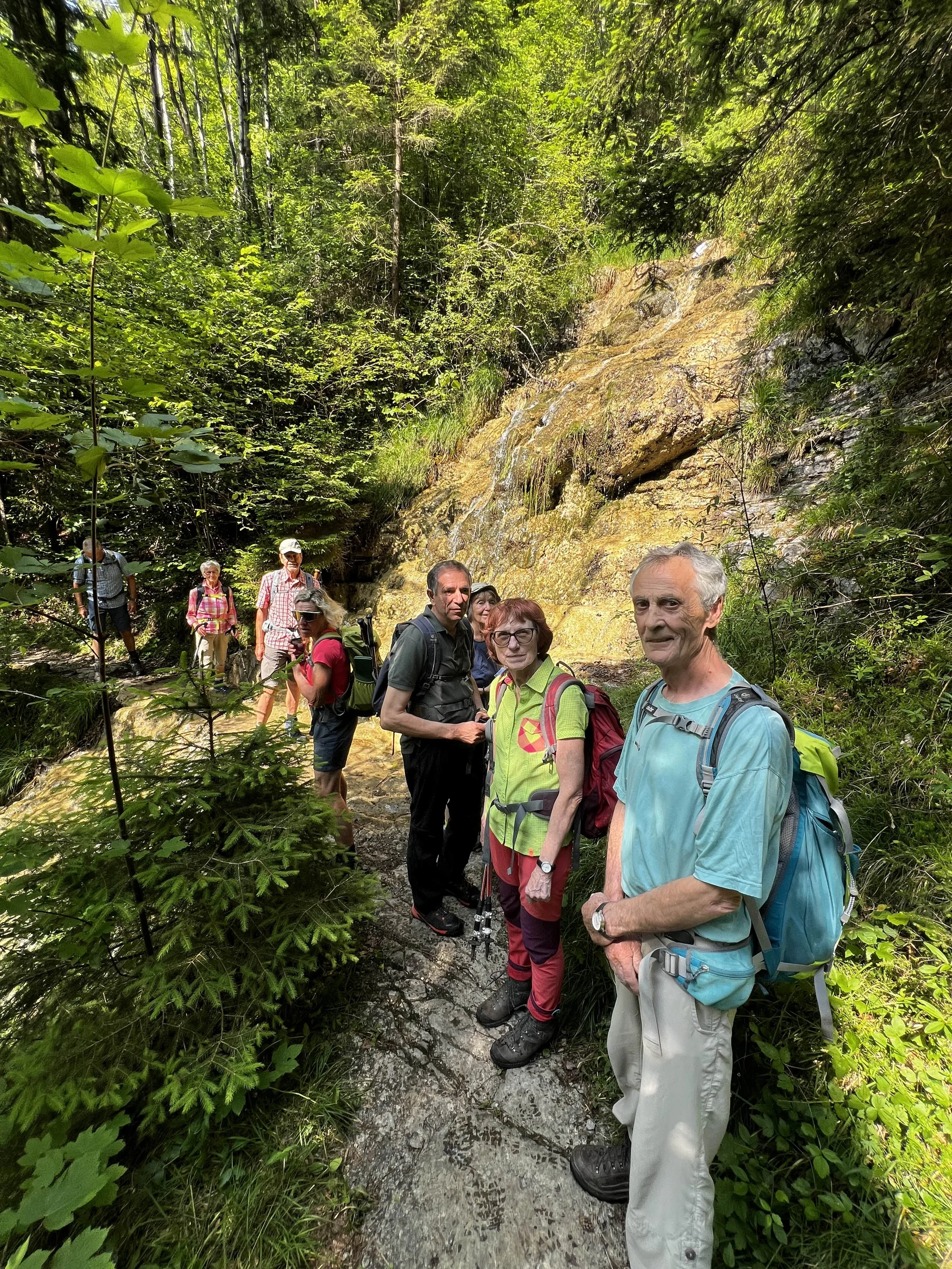 Farchant - Kalksinter-Formation oberhalb des Spielplatzes am Spielleitenweg | © DAV Augsburg Senioren