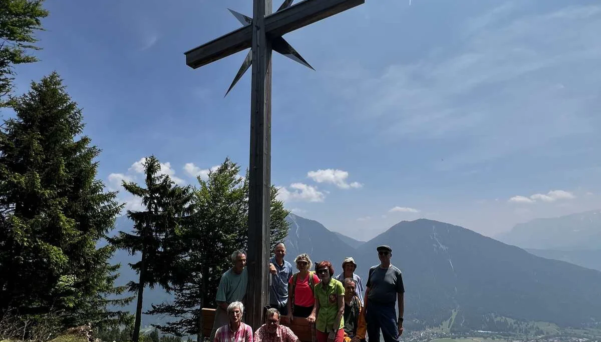 Auf dem Schafkopf  (1.380 m) - Gruppenfoto | © DAV Augsburg Senioren