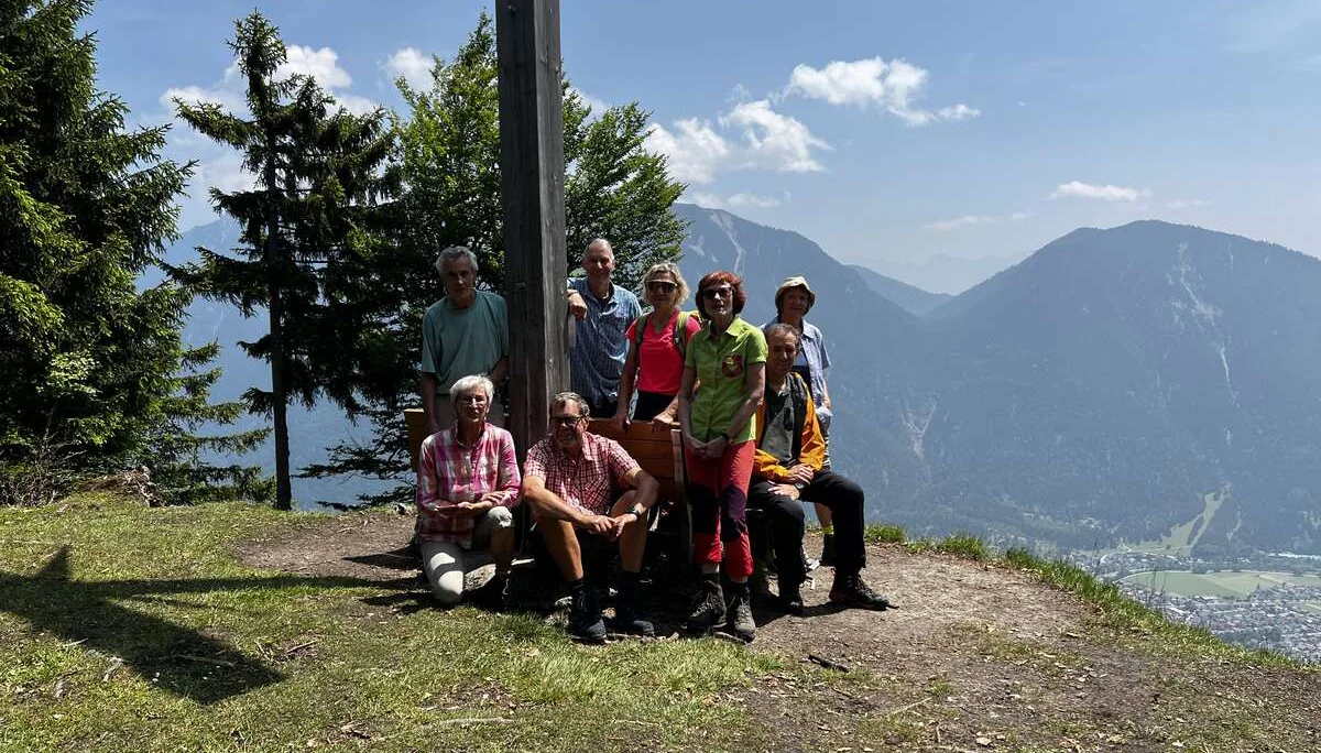 Auf dem Schafkopf  (1.380 m) - Gruppenfoto | © DAV Augsburg Senioren