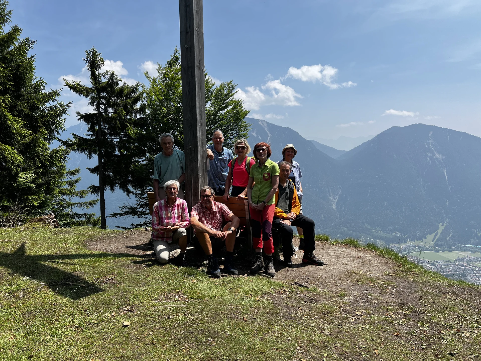 Auf dem Schafkopf  (1.380 m) - Gruppenfoto | © DAV Augsburg Senioren