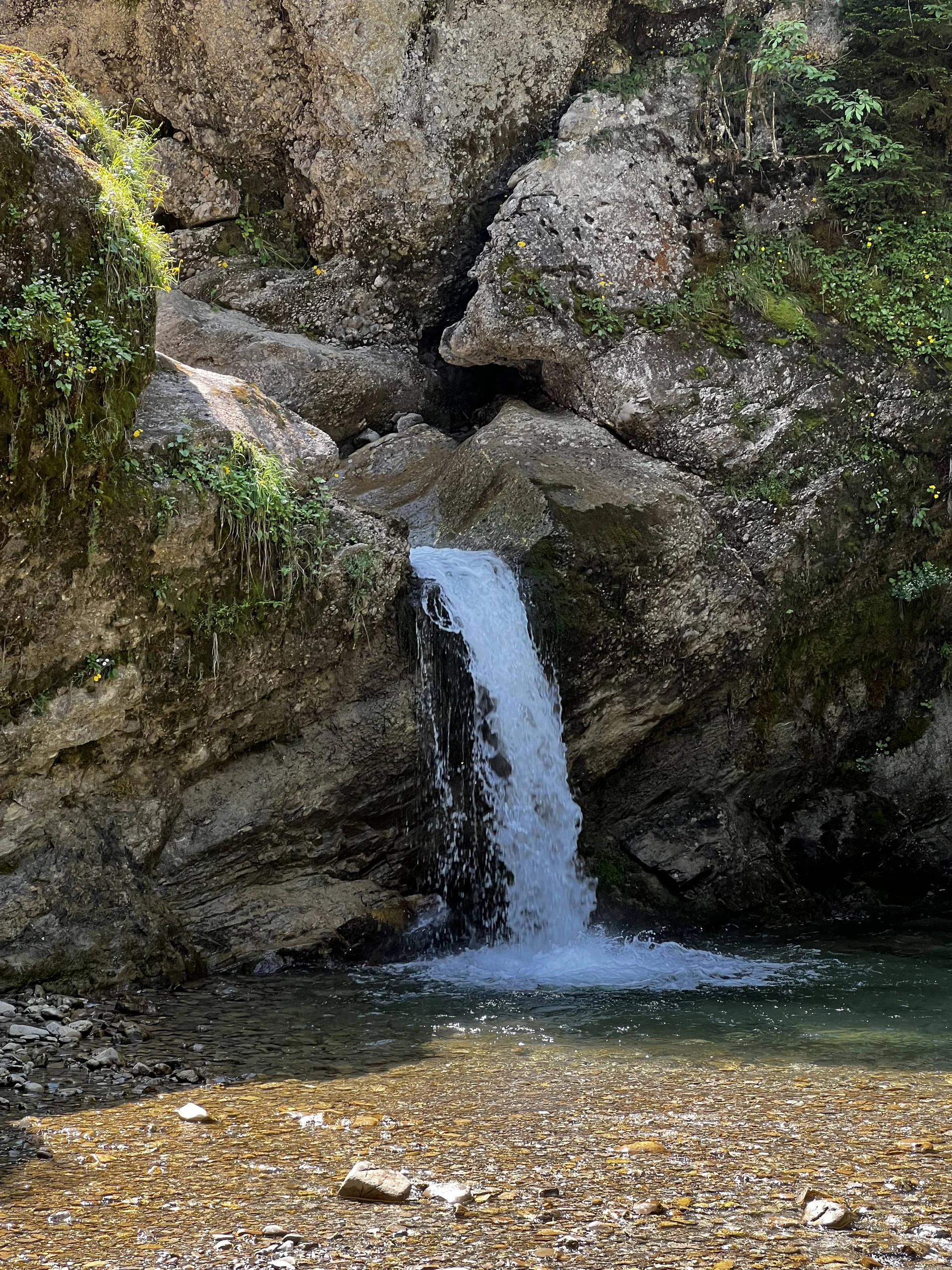 Noch ein kleiner Wasserfall | © DAV Augsburg Senioren