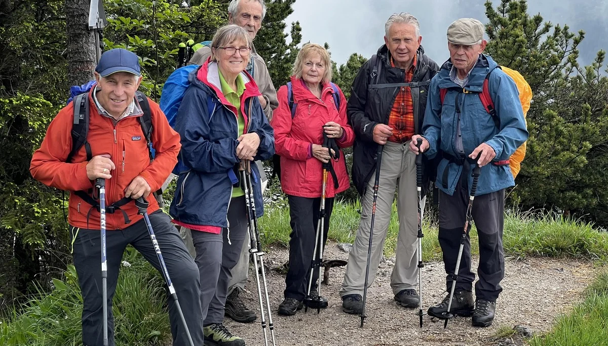 Auf dem Salober (1.293 m) - kurze Rast | © DAV Augsburg Senioren