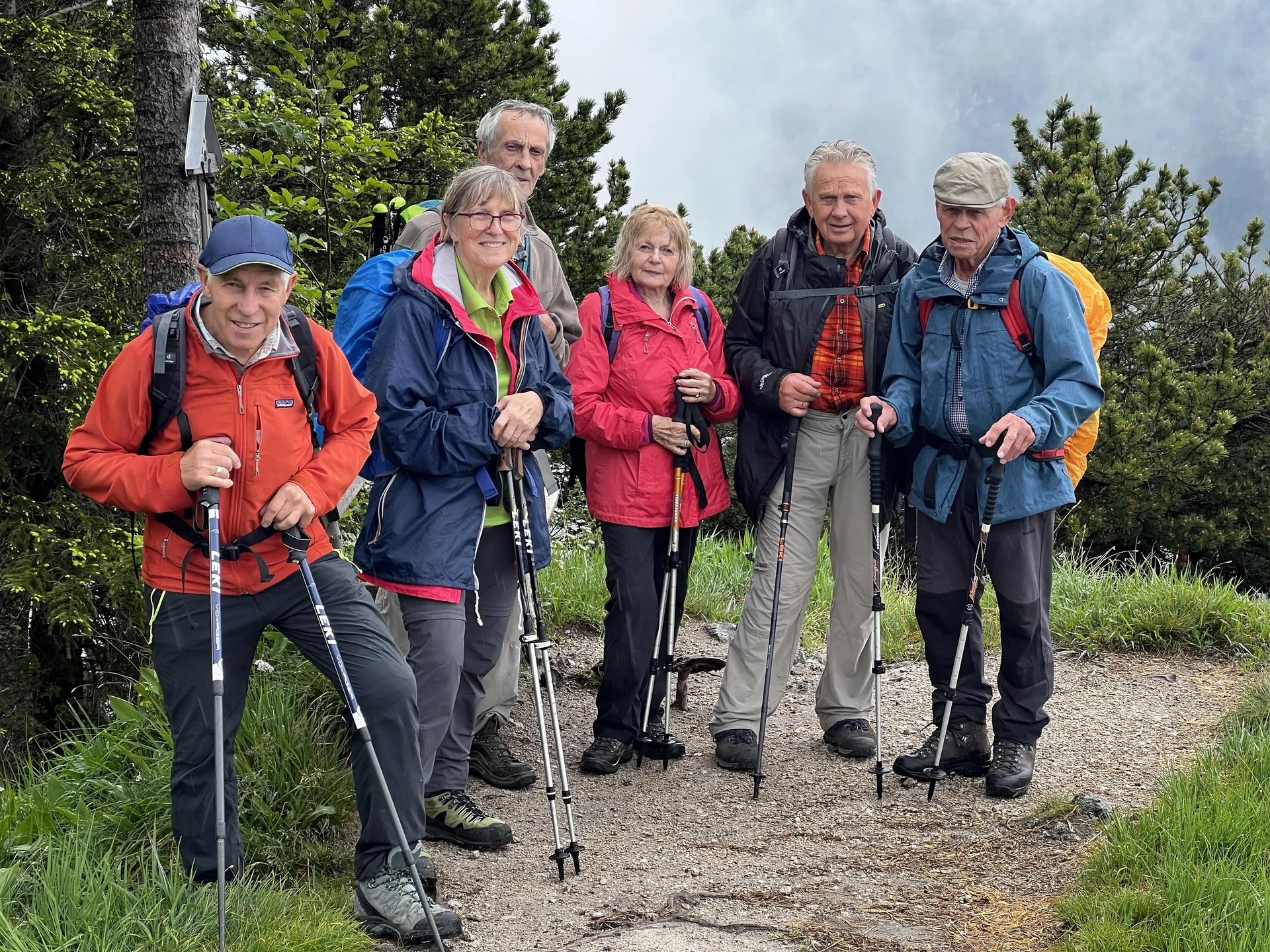 Auf dem Salober (1.293 m) - kurze Rast | © DAV Augsburg Senioren
