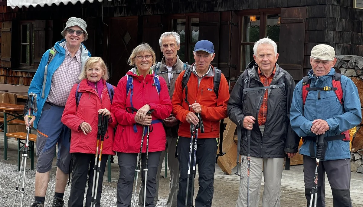 An der Salober-Alm - Gruppenfoto | © DAV Augsburg Senioren