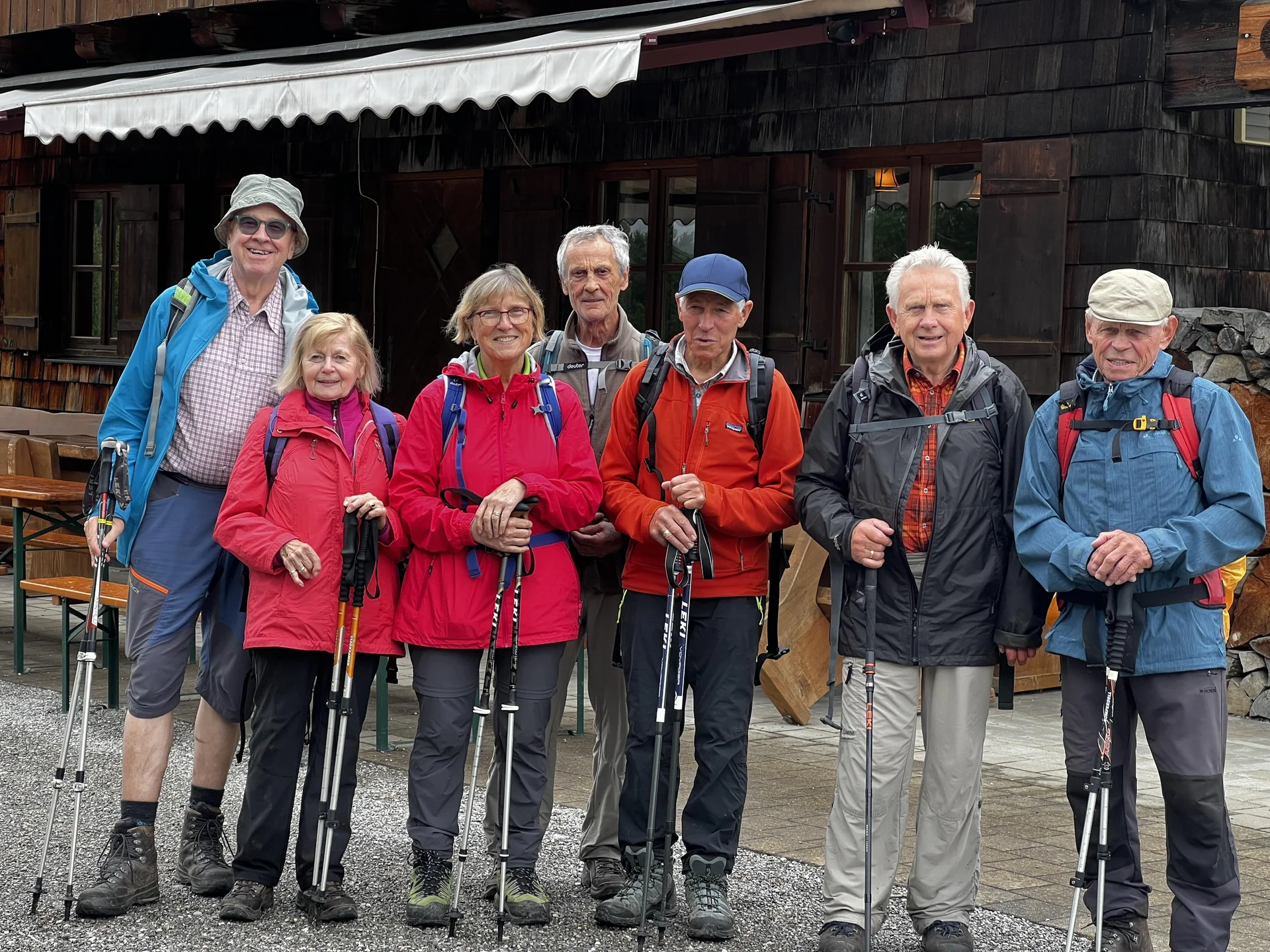 An der Salober-Alm - Gruppenfoto | © DAV Augsburg Senioren