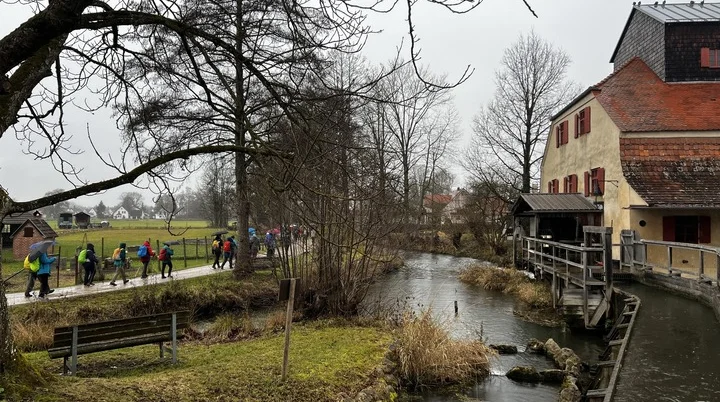 Klostermühle an der Friedberger Ach | © DAV Augsburg Senioren