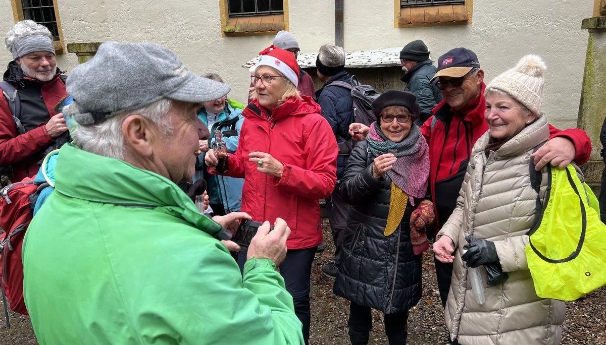 Kleiner Umtrunk | © DAV Augsburg Senioren