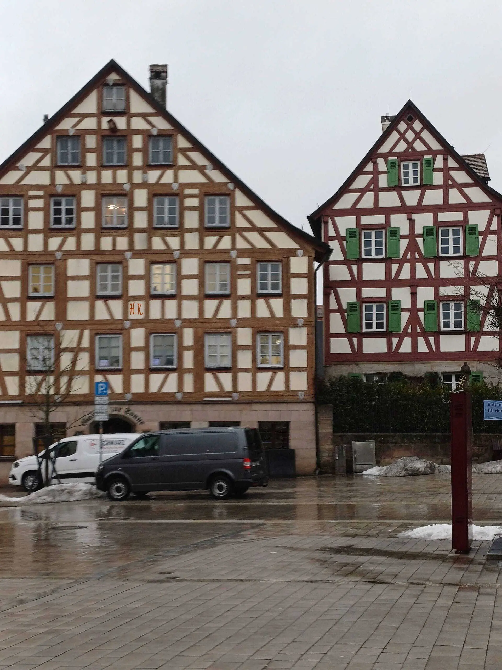 Fachwerkhäuser am Oberen Markt Altdorf | © DAV Augsburg Senioren