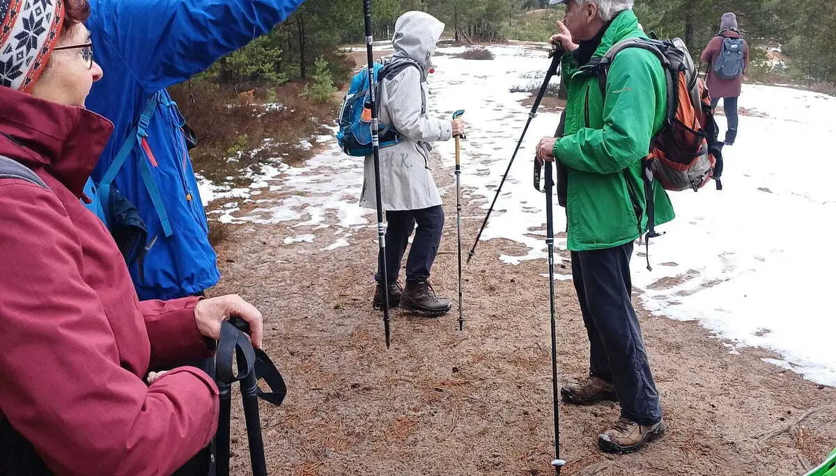 Kurt gibt die Richtung vor | © DAV Augsburg Senioren