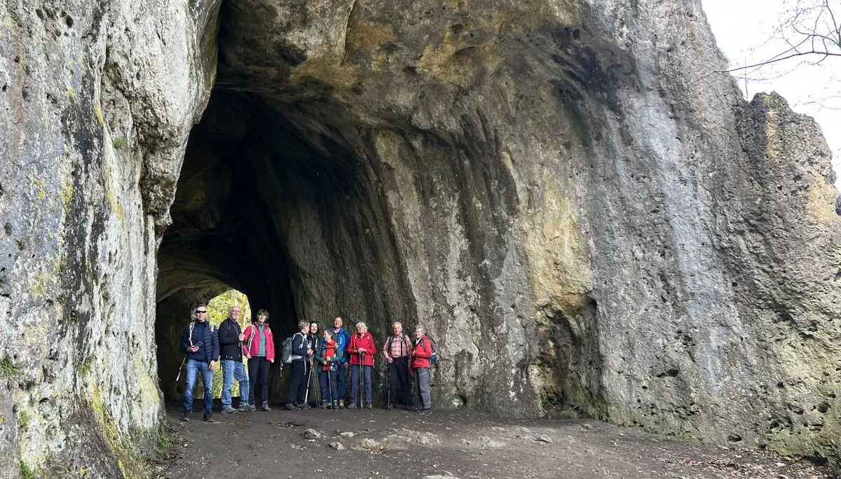 Rosenstein - die Höhle Große Scheuer | © DAV Augsburg Senioren