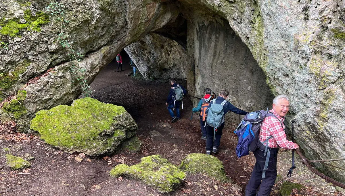 Rosenstein - die Höhle Große Scheuer | © DAV Augsburg Senioren
