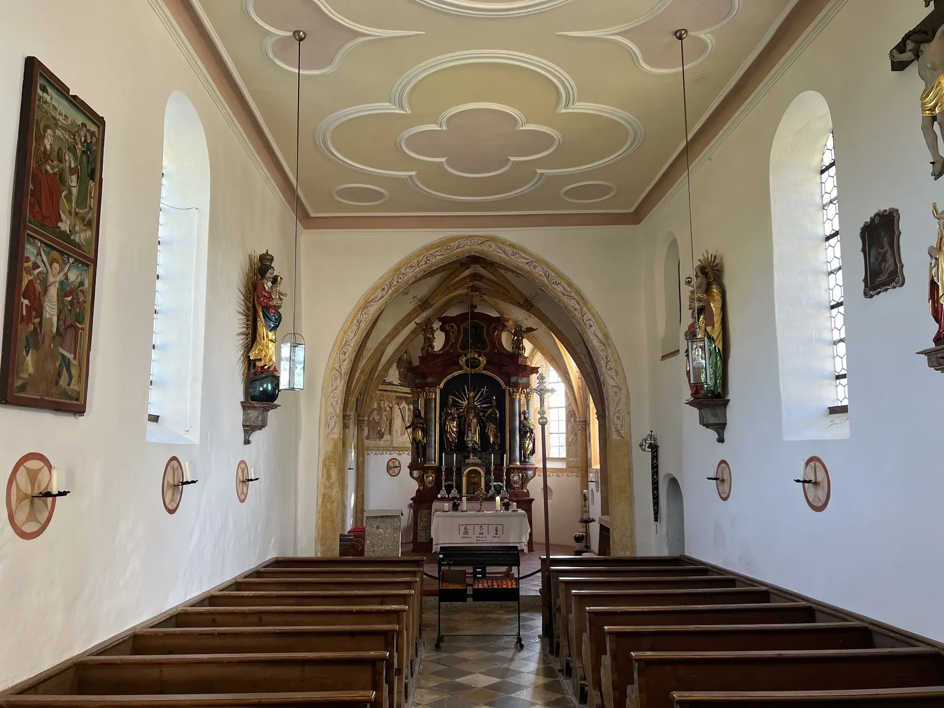 St. Margarethen - Kirche St. Margarethen, Inneres | © DAV Augsburg Senioren