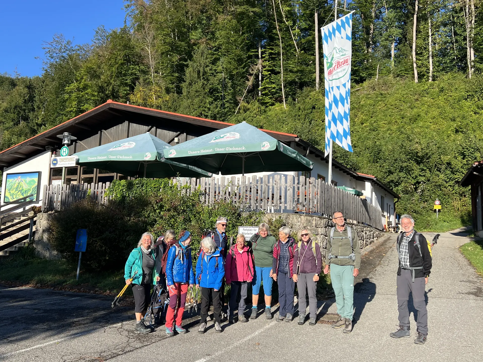 Die Wanderung beginnt an der Talstation der Wendelstein-Zahnradbahn | © DAV Augsburg  Senioren