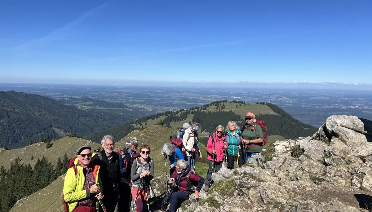 Am Gipfel der Rampoldplatte (1.422 m) | © DAV Augsburg Senioren