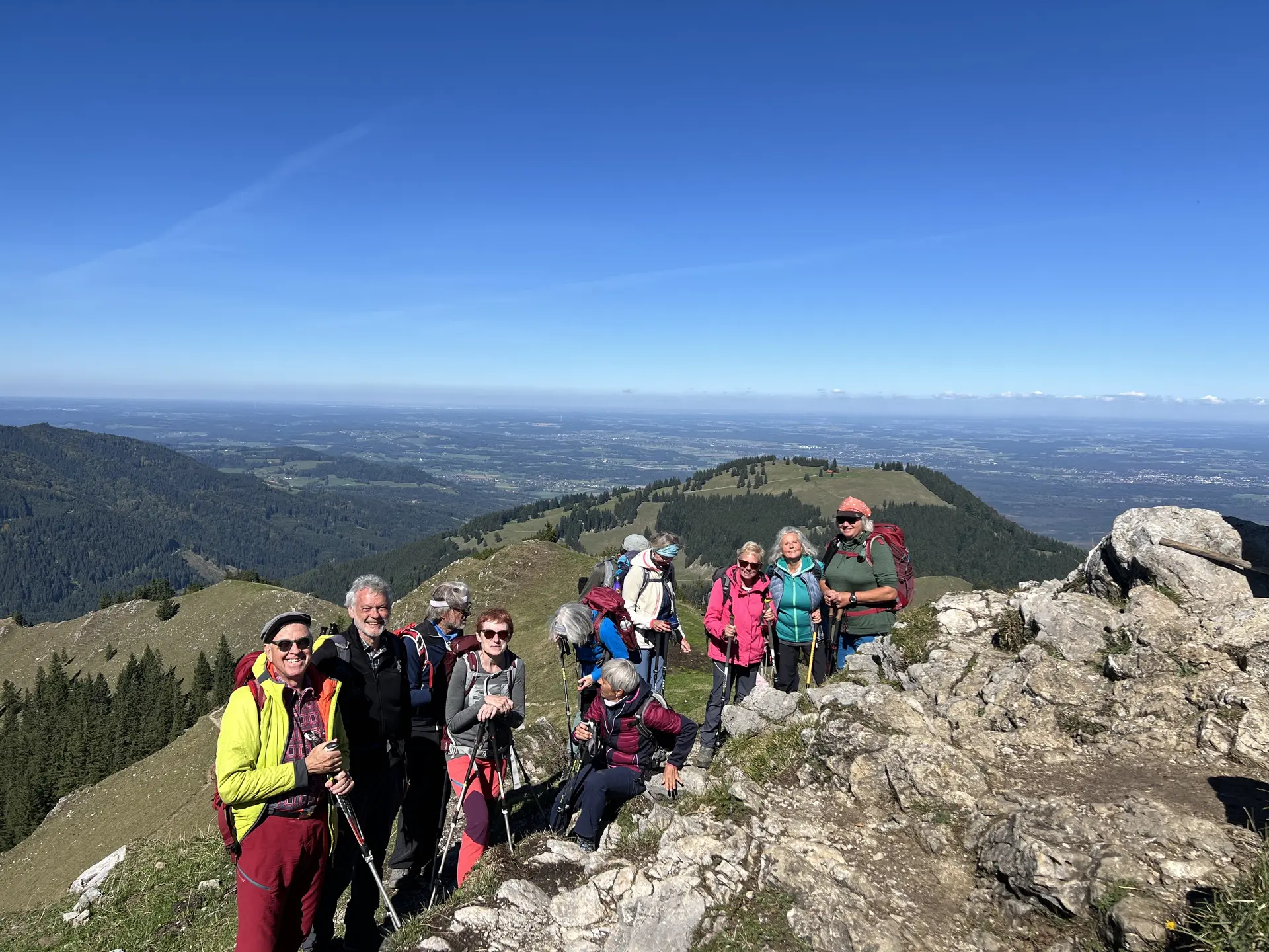Am Gipfel der Rampoldplatte (1.422 m) | © DAV Augsburg Senioren