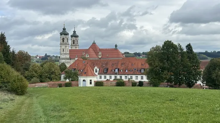 Zurück in Ottobeuren - Blick auf die Basilika | © DAV Augsburg Senioren