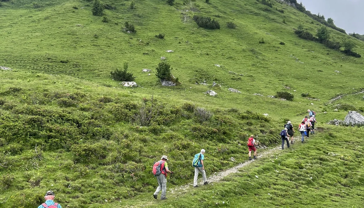 Aufstieg Abendspitze | © DAV Augsburg Senioren
