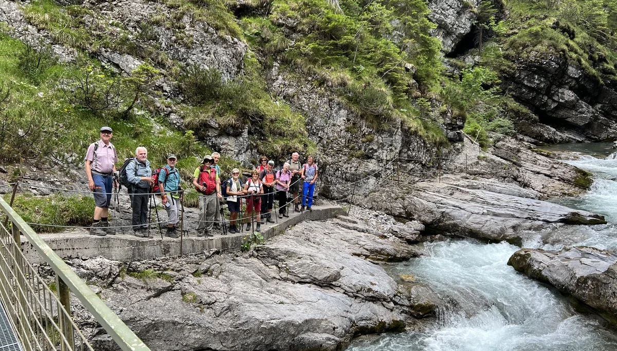 Gr. A Rotlechschlucht | © DAV Augsburg Senioren