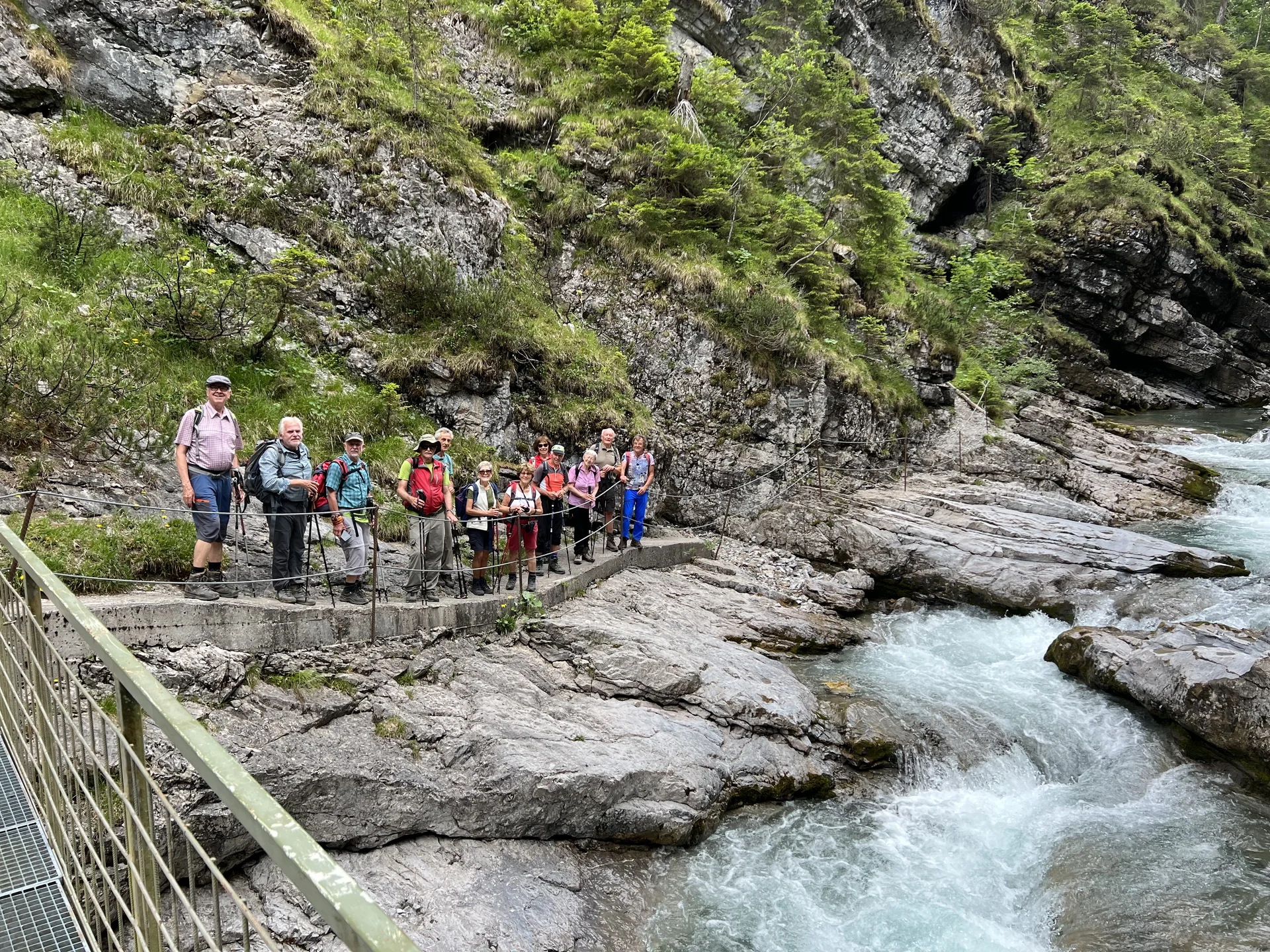 Gr. A Rotlechschlucht | © DAV Augsburg Senioren