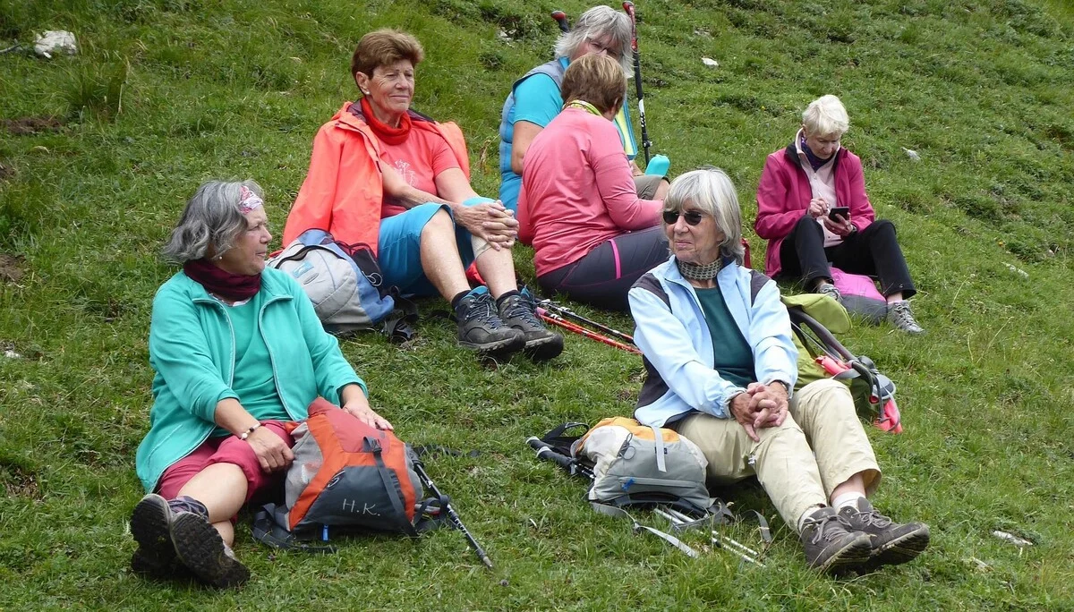 Gr. A+B Frauen unter sich | © DAV Augsburg Senioren