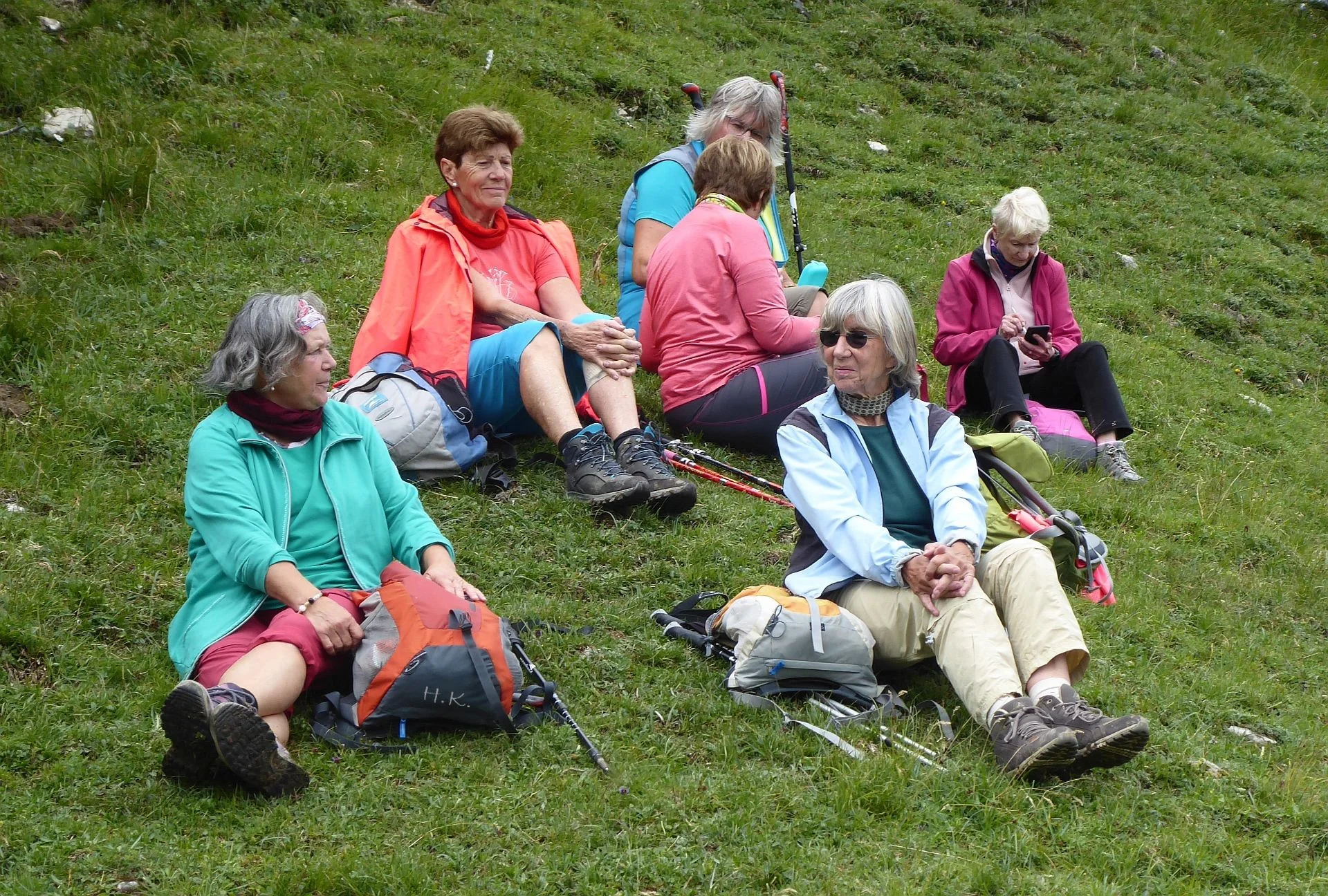 Gr. A+B Frauen unter sich | © DAV Augsburg Senioren