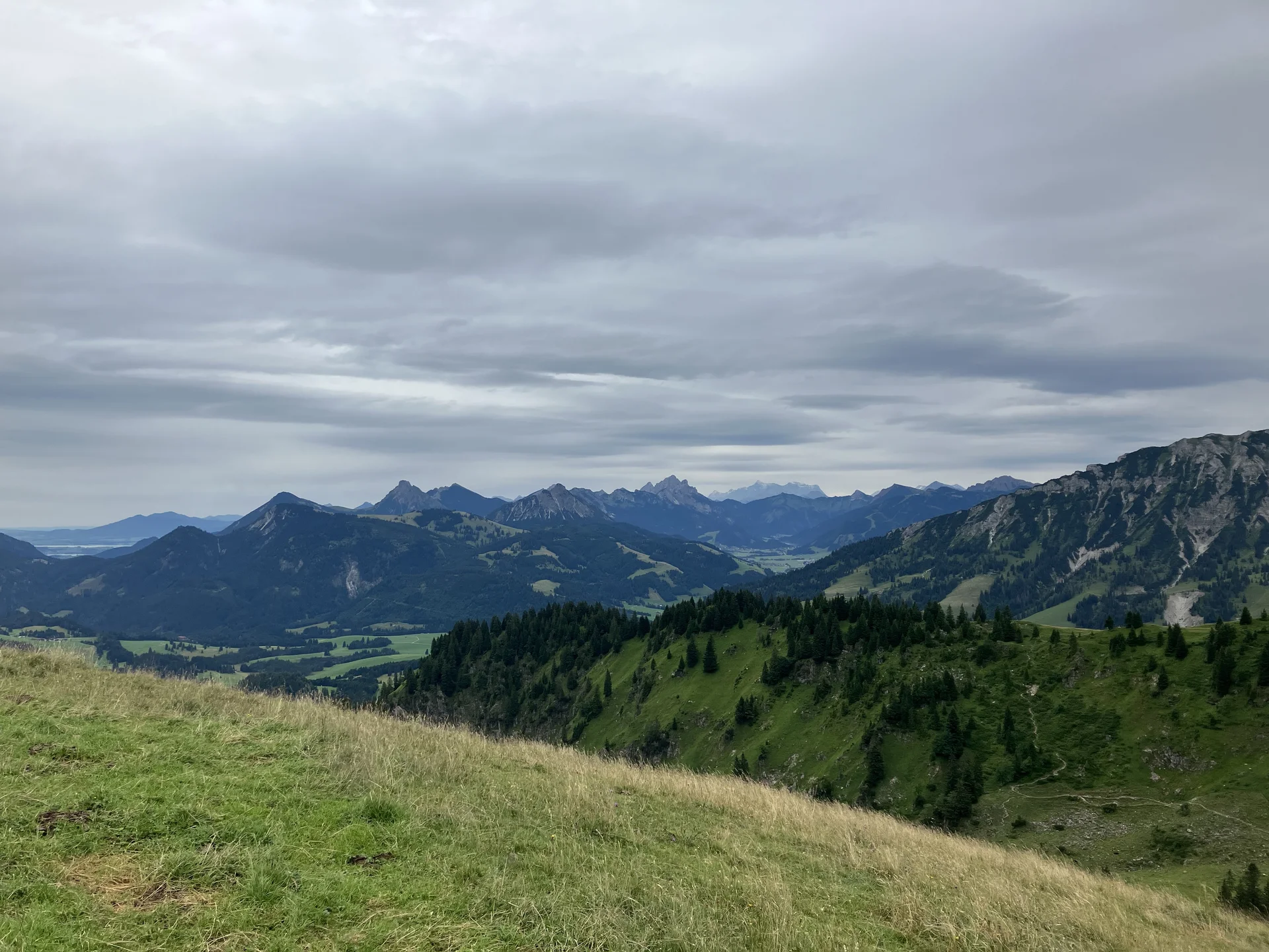 Gr. A+B Aussicht vom Großen Hirschberg | © DAV Augsburg Senioren