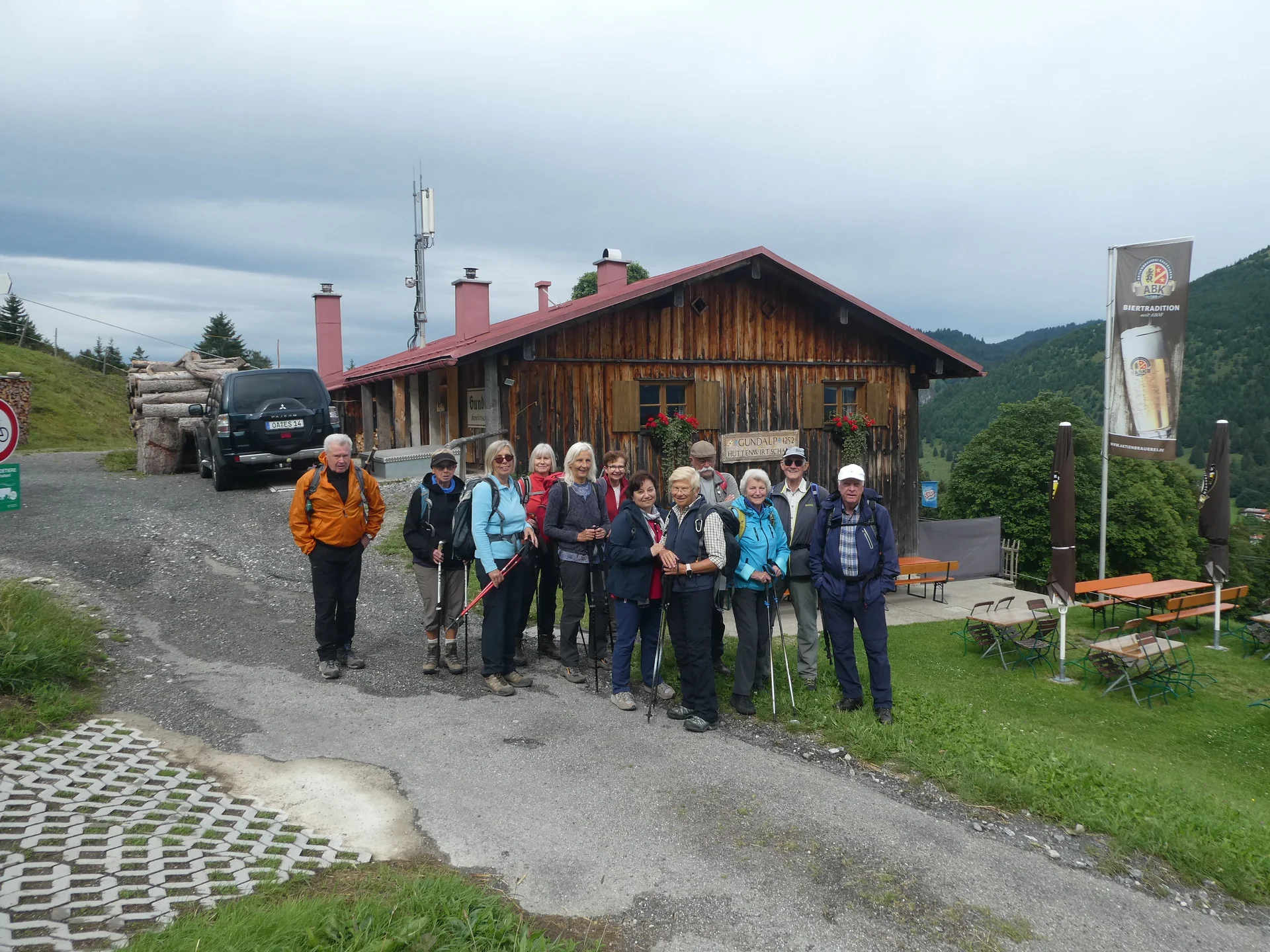Gr. C Kurze Pause an der Gundalp | © DAV Augsburg Senioren