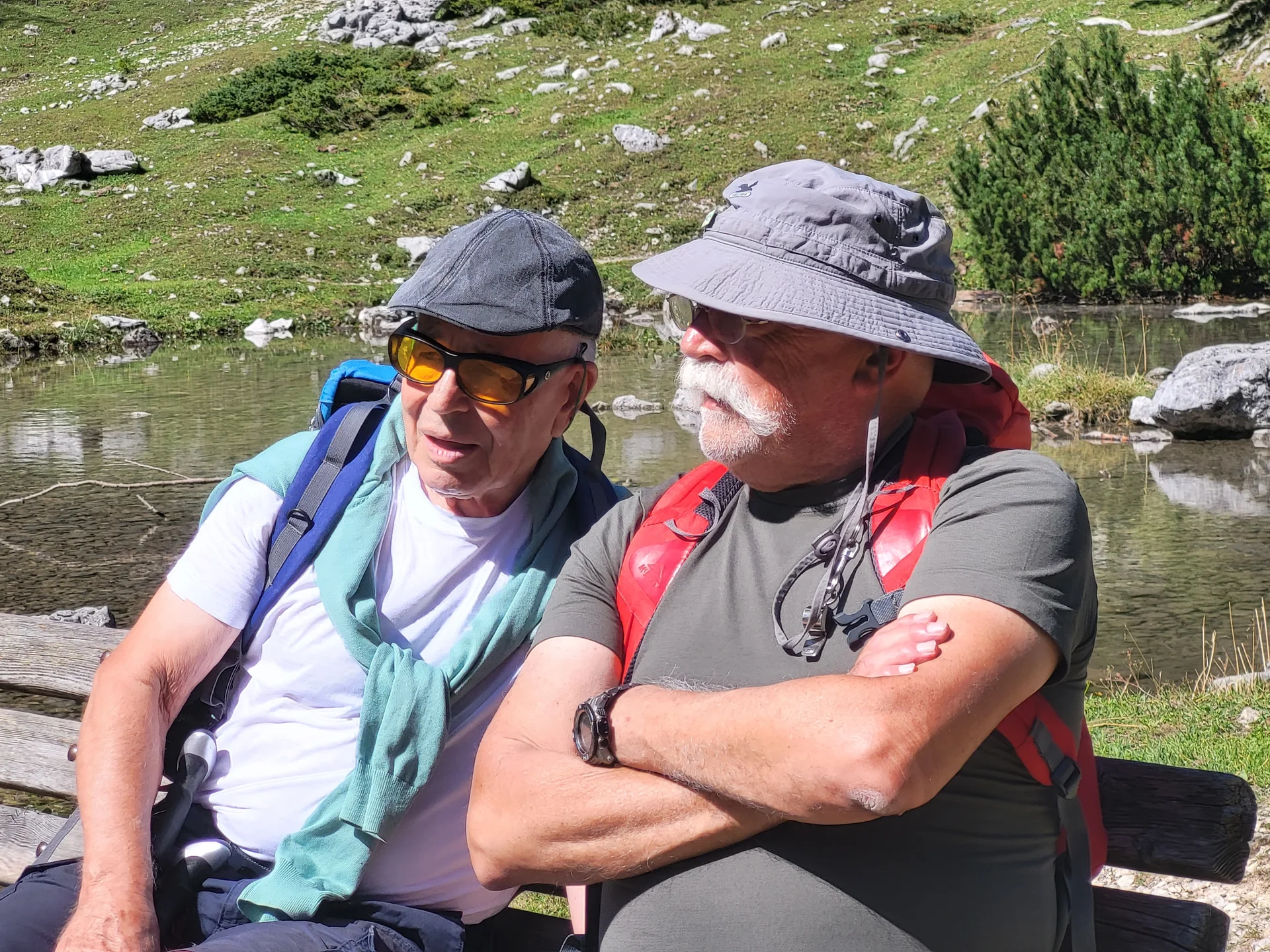 Gr. C Werner und Günther am Seebensee | © DAV Augsburg Senioren