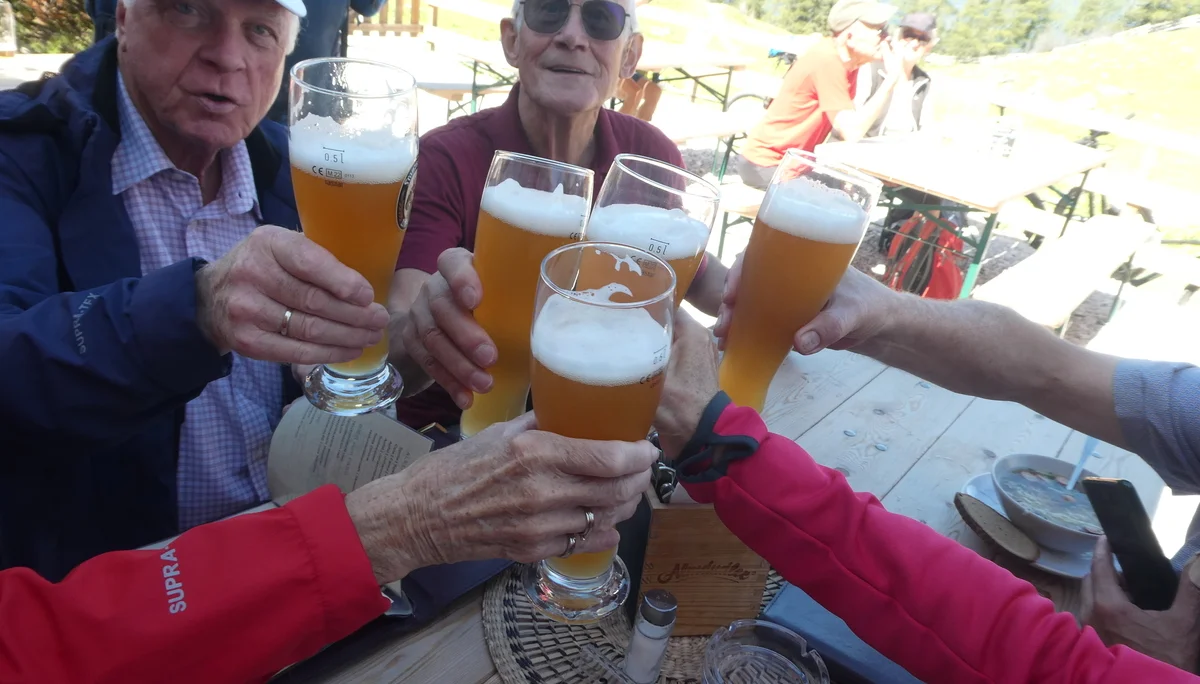 Gr. C Pause auf der Seebenalm | © DAV Augsburg Senioren