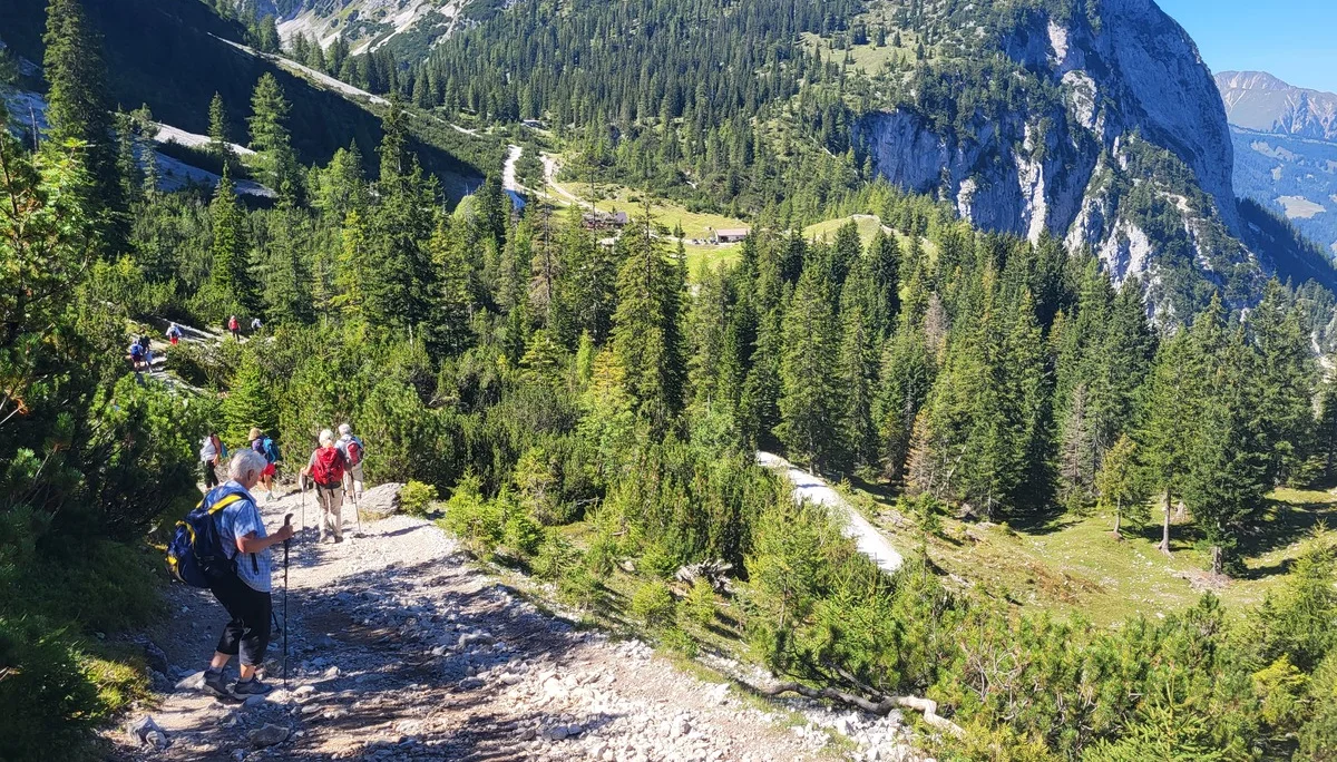 Gr. C Seebenalm in Sicht | © DAV Augsburg Senioren