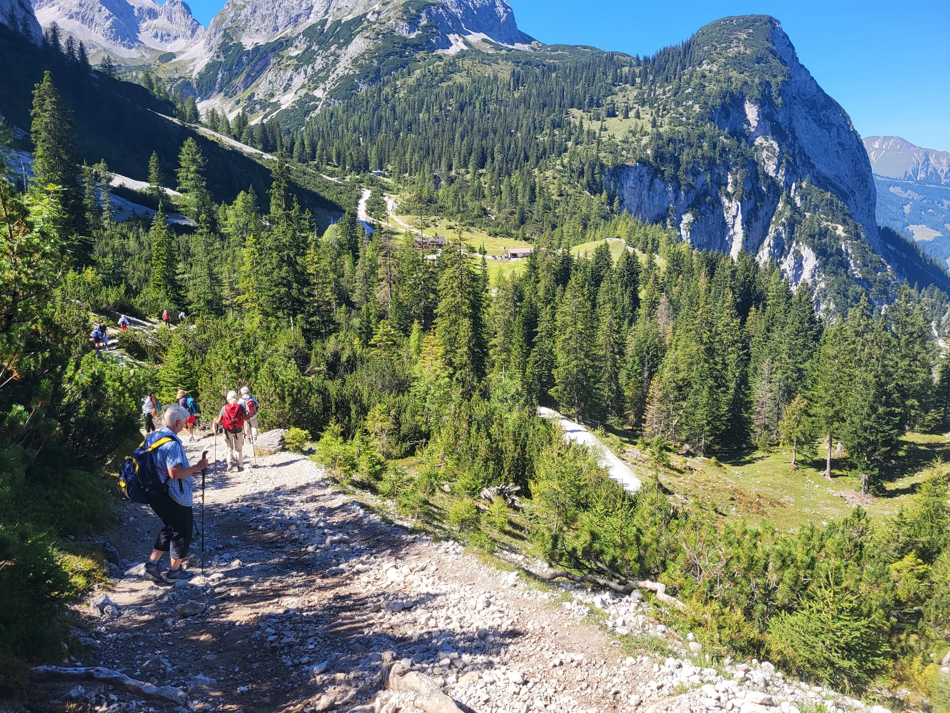 Gr. C Seebenalm in Sicht | © DAV Augsburg Senioren