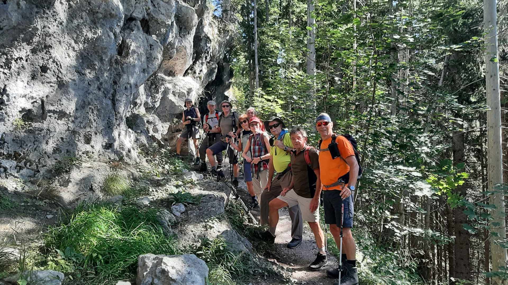 Gr. A Anstieg zum Grünen Ups | © DAV Augsburg Senioren