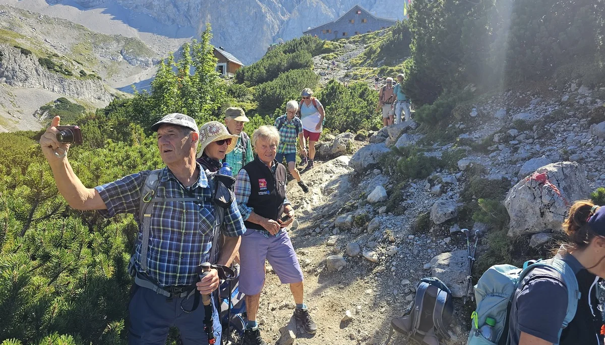 Gr. B Ehrwalder Alm - Coburger Hütte (1) | © DAV Augsburg Senioren