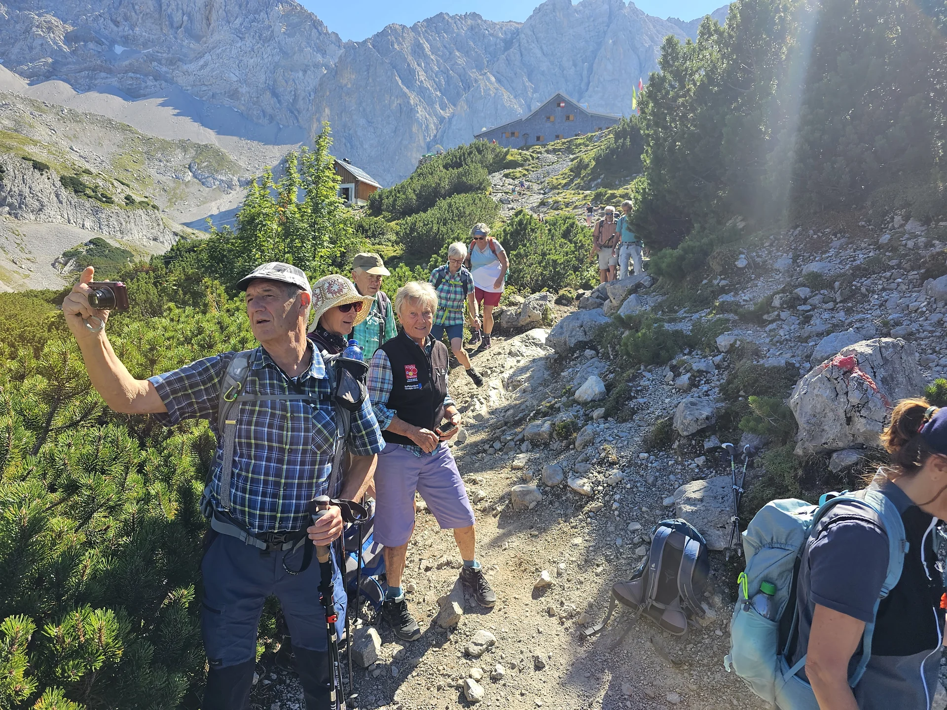 Gr. B Ehrwalder Alm - Coburger Hütte (1) | © DAV Augsburg Senioren