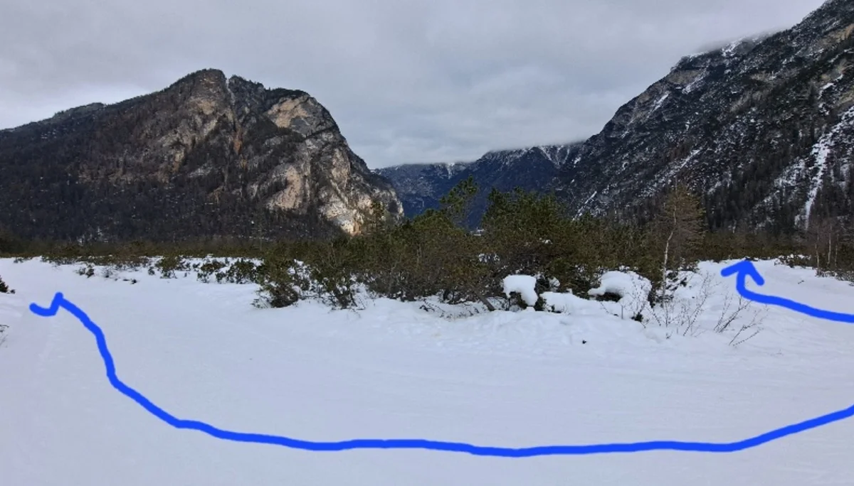 Schwarze Loipe bei Schluderbach | © privat