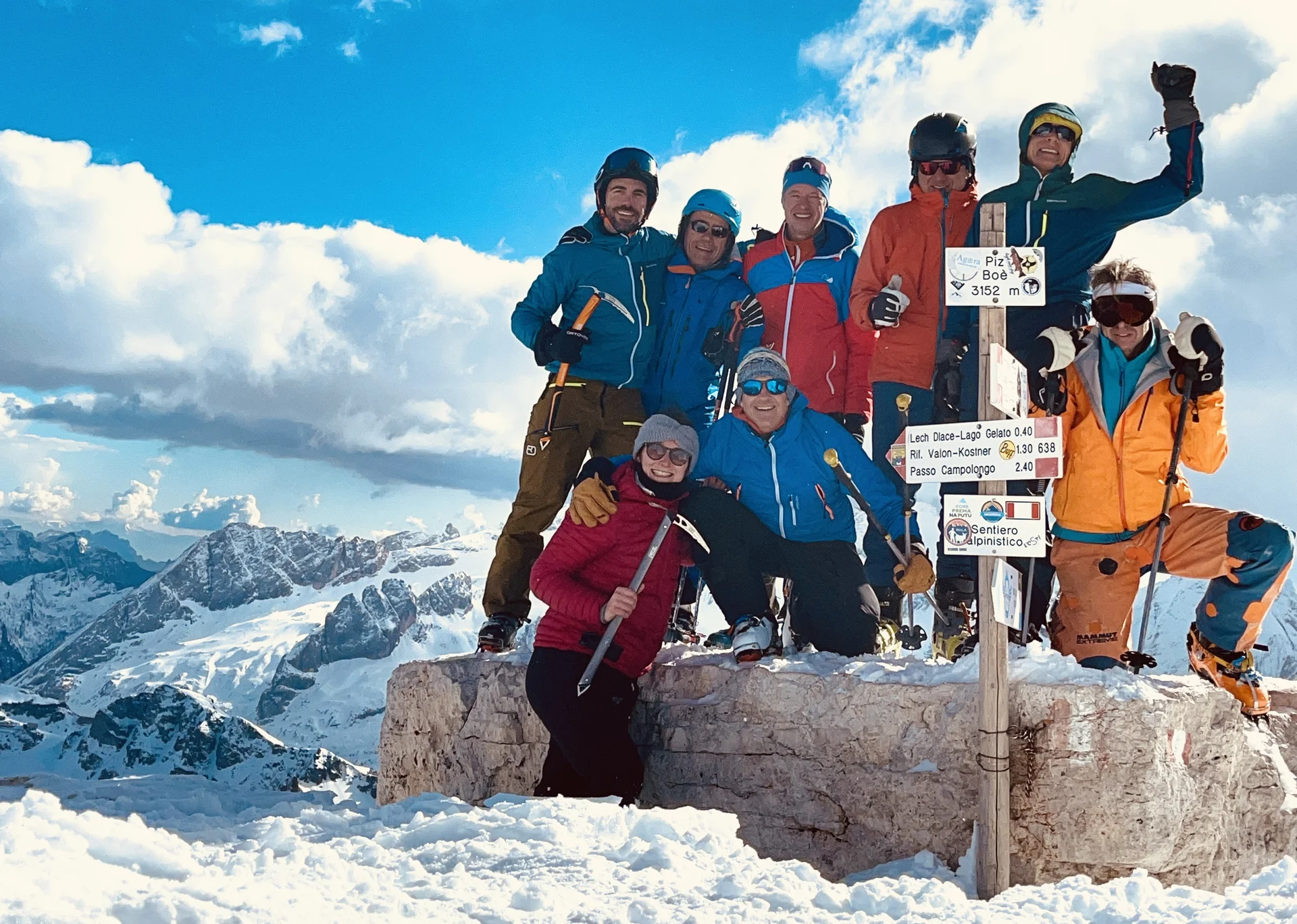 Am Piz Boé | © privat